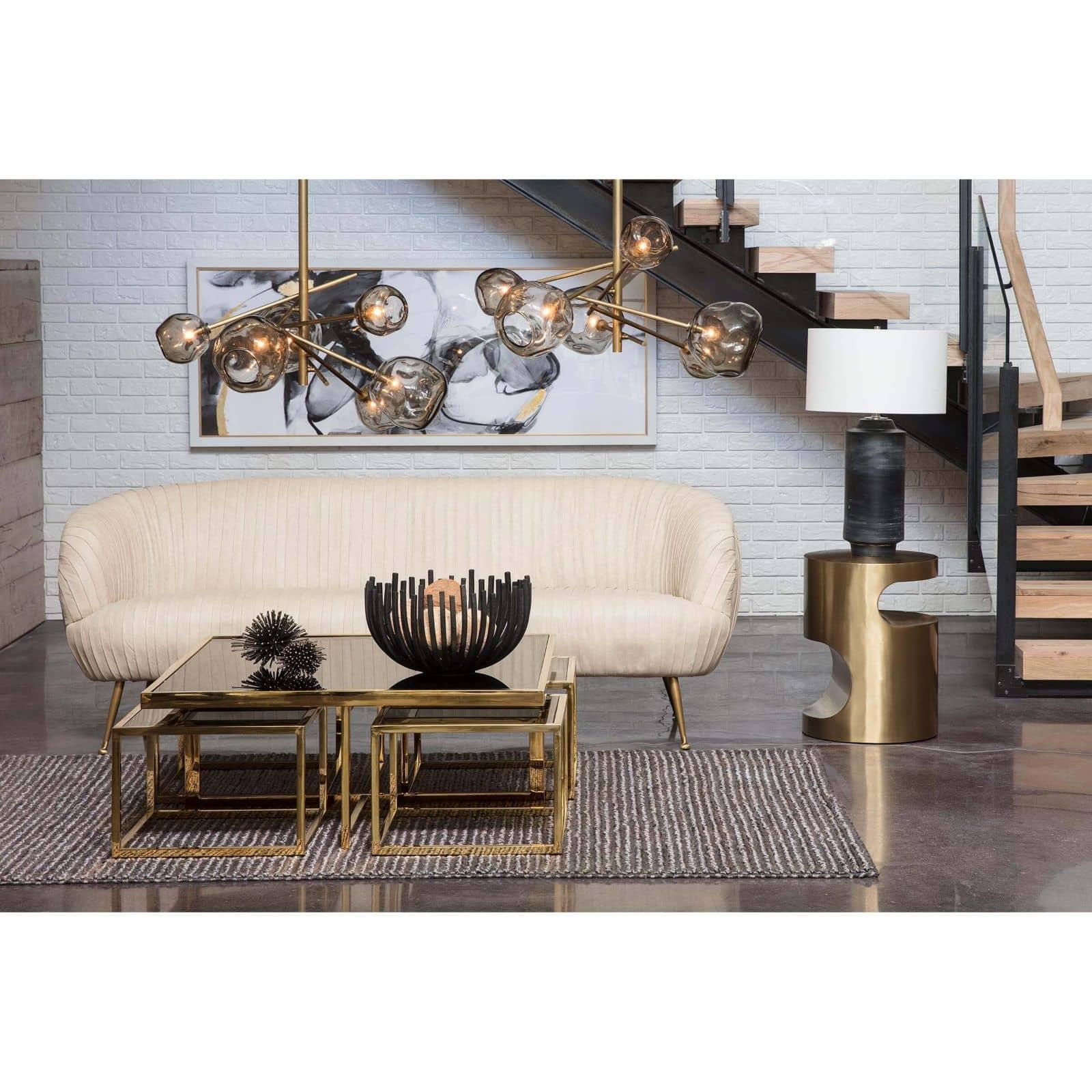 Beretta Leather Sofa (Cappuccino) | Regina Andrew Detroit